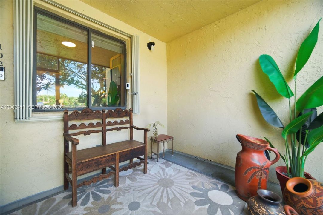 Screened front porch