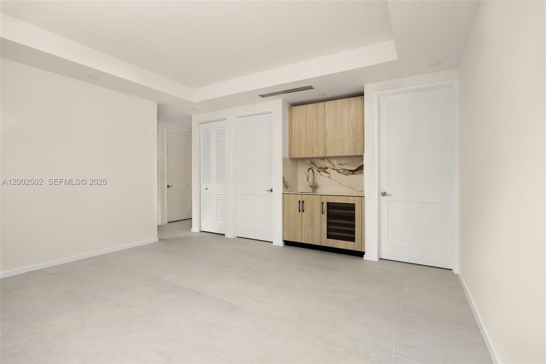 Secondary Family Room with wet bar