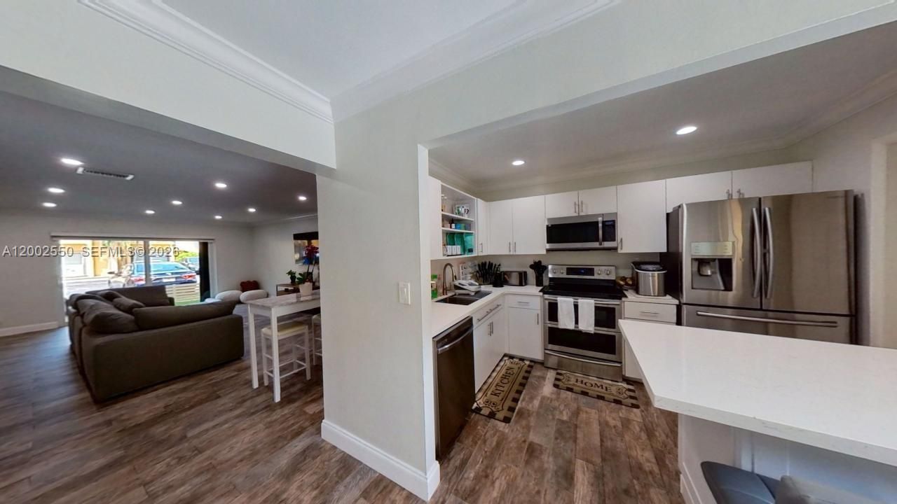 LIVING AREA & KITCHEN