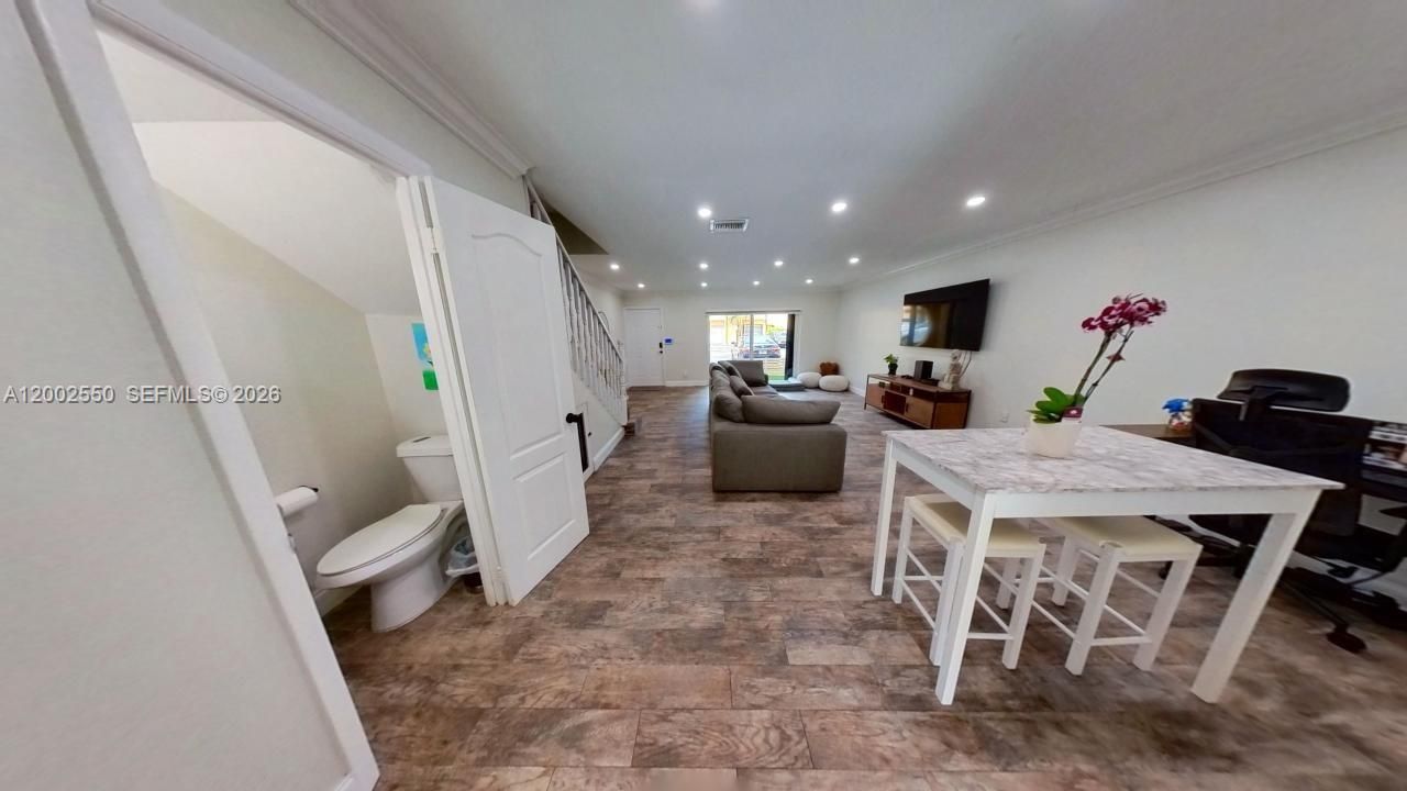 HALF BATHROOM ON 1ST FLOOR