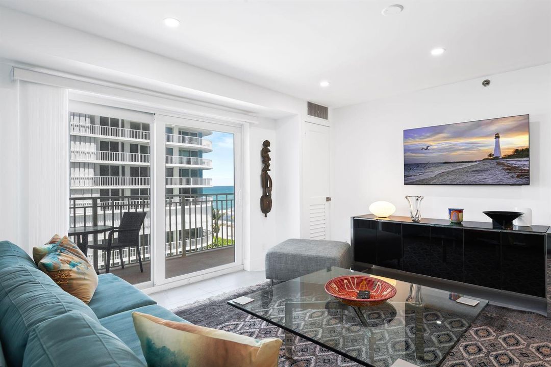 LIving to balcony