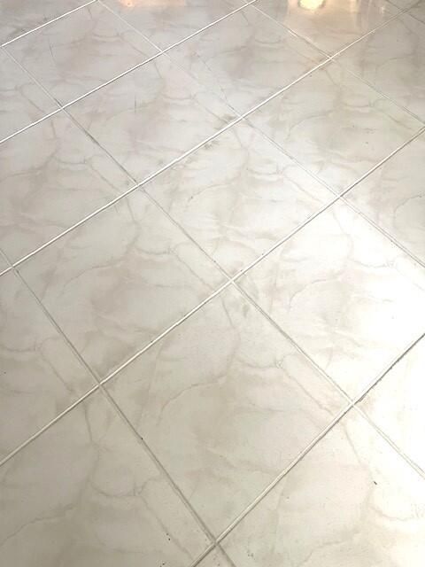 Tile flooring throughout