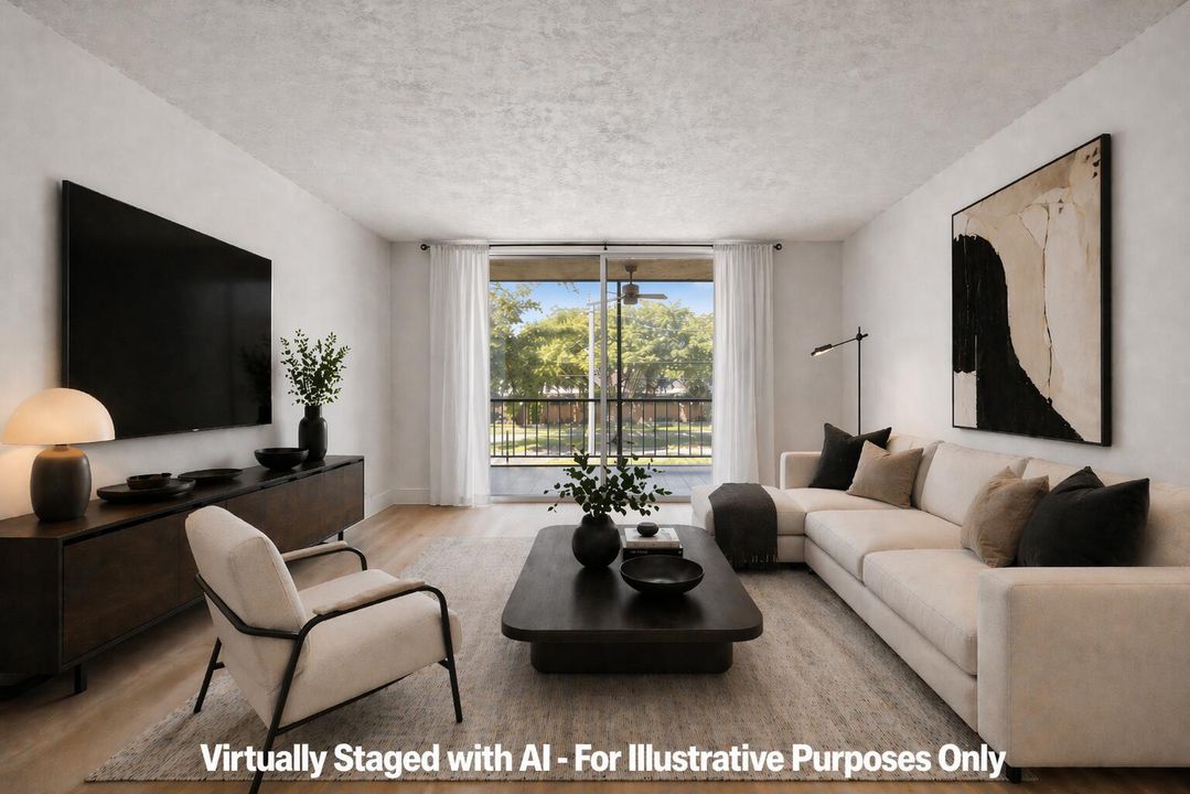 Living Room - AI Staged 2
