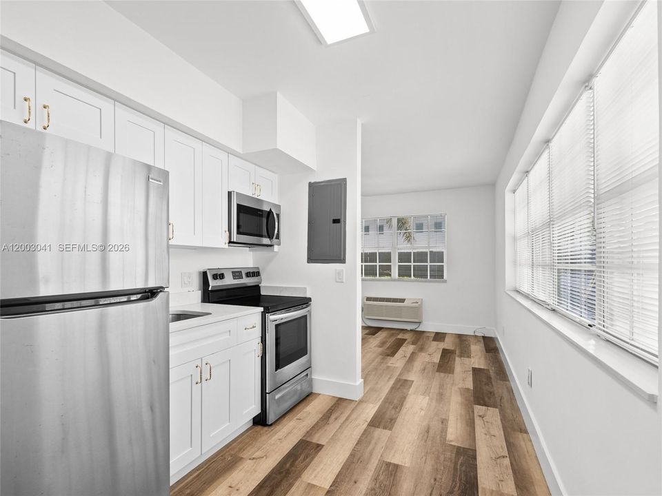 Kitchen - same renovation in all 4 units