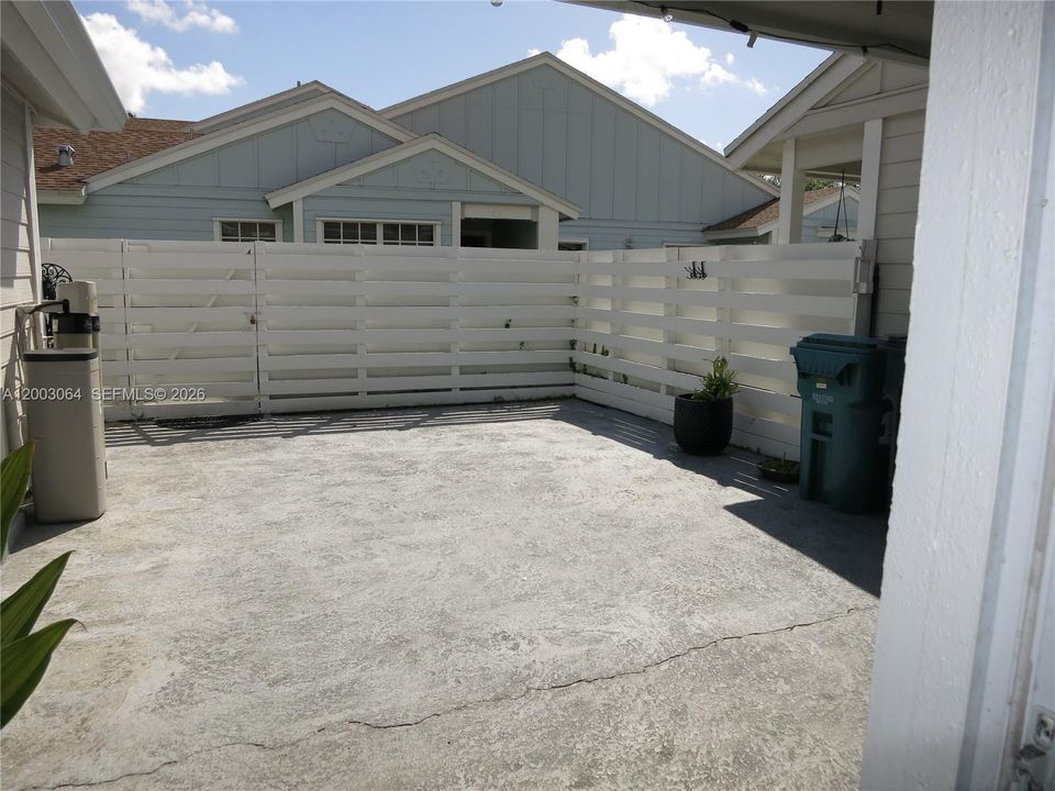 Back Patio