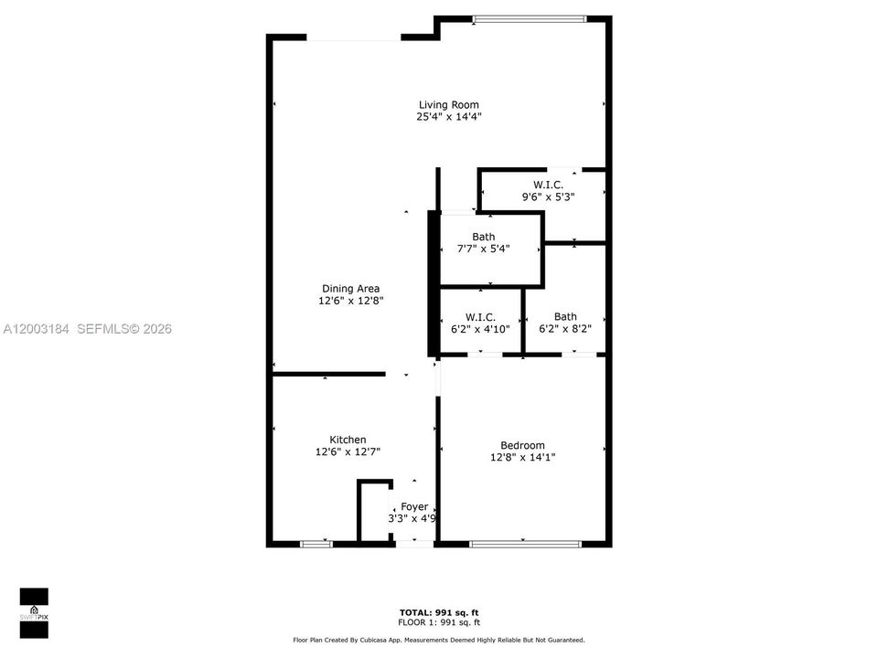 For Sale: $118,000 (2 beds, 2 baths, 1170 Square Feet)