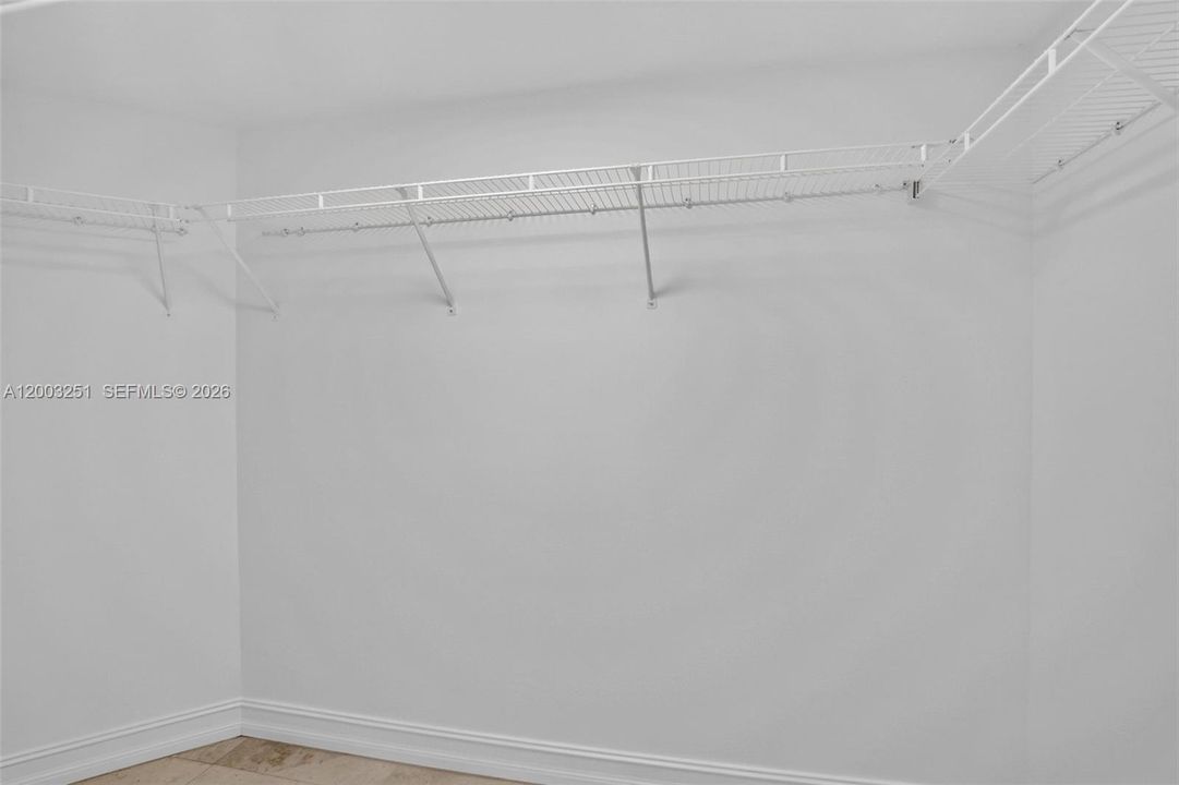 Closet - primary bedroom