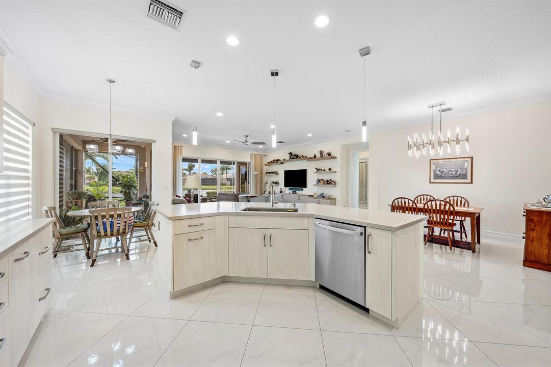 Kitchen Open To Great Room