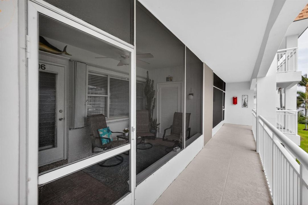 Screened porch