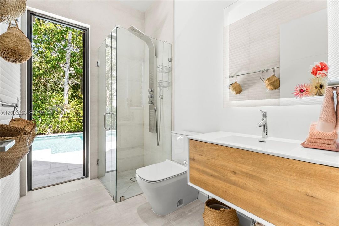 Guest and cabana bath