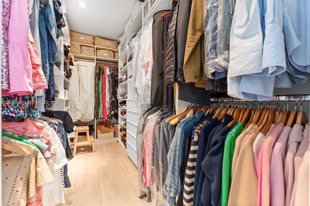 Primary-2 walk in closets