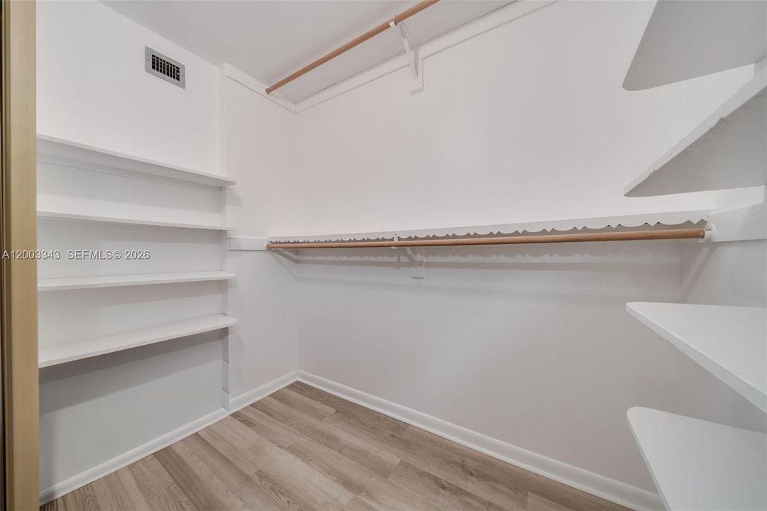Closet in Master Bedroom 4770 NW  21st St #208 Lauderhill, Fl