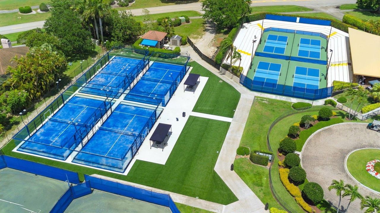 Aerial Boca Pointe Pickleball
