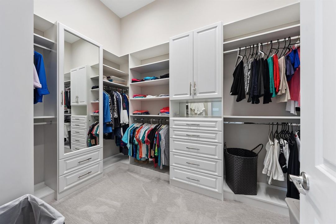 Huge Custom Built-In Walk-In Closet