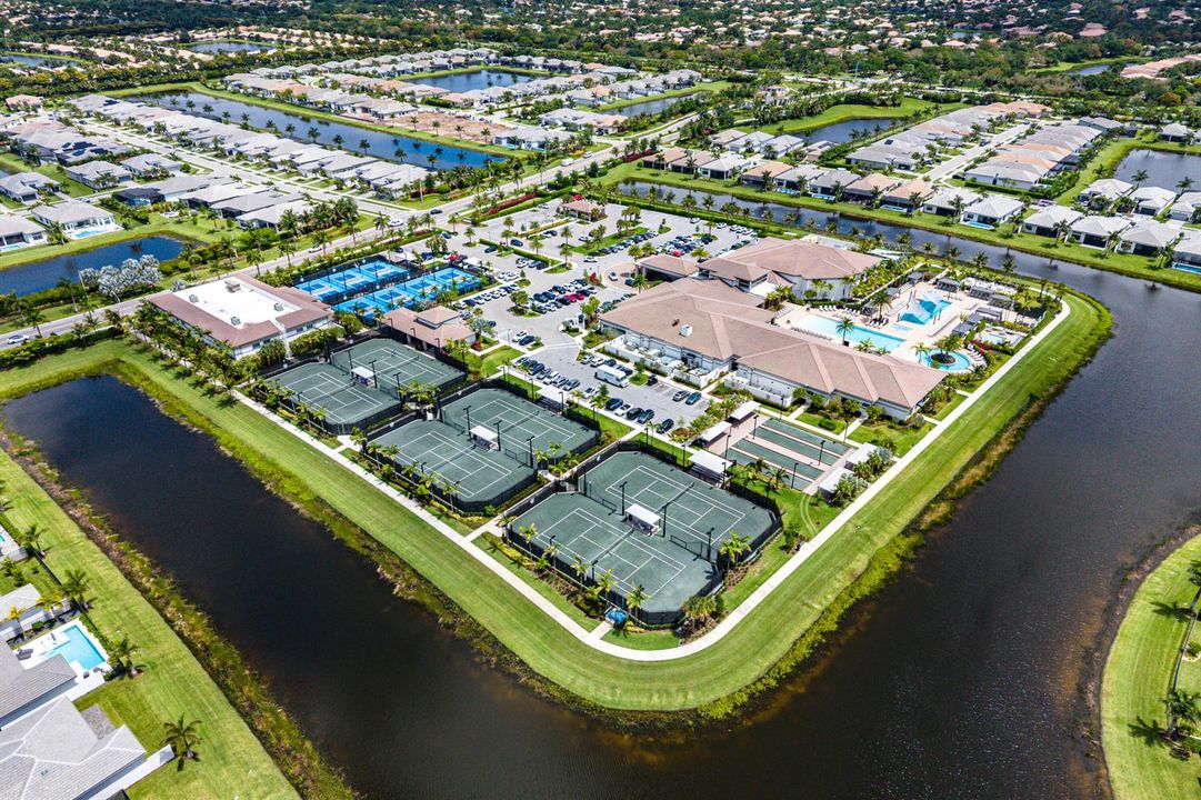 Aerial View of Club & Rec Facilities