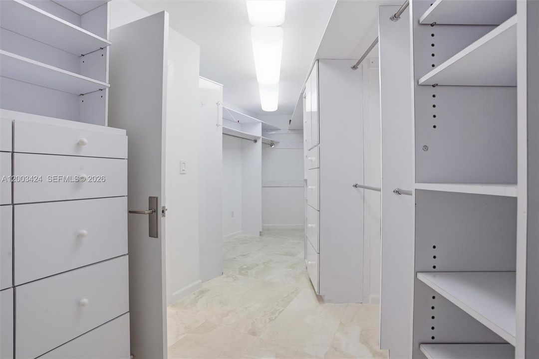 Master closet