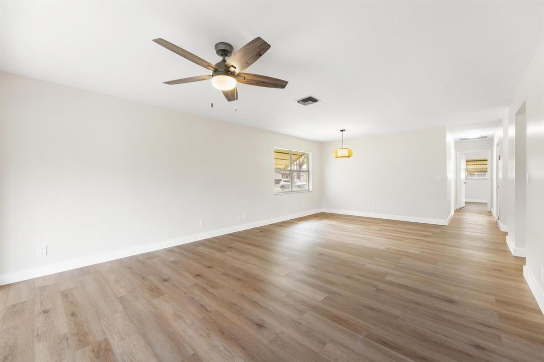 Living to dinning room