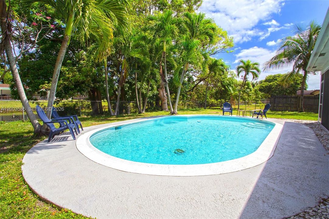LARGE CLEAN POOL