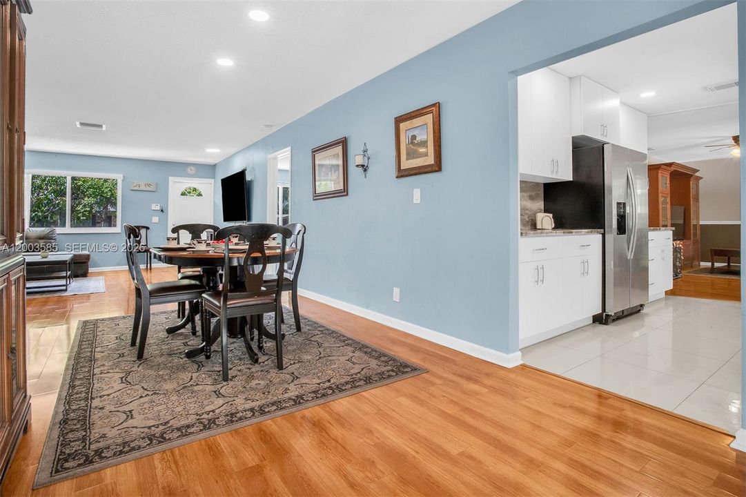 DINING ROOM ADJACENT TO KITCHEN