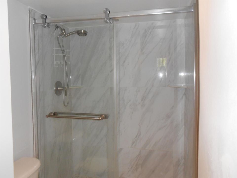 Master shower