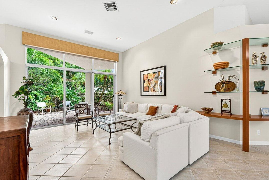 Living Room Overlooking Private Pati