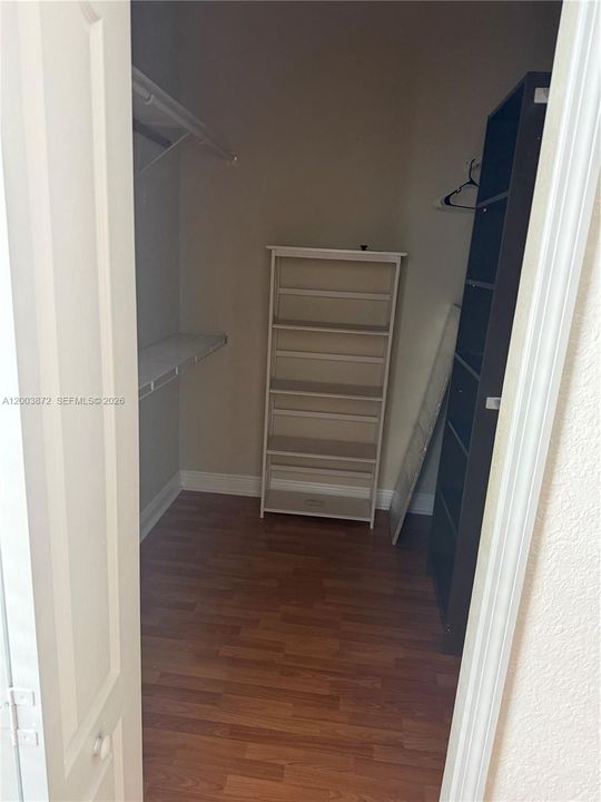 Primary closet