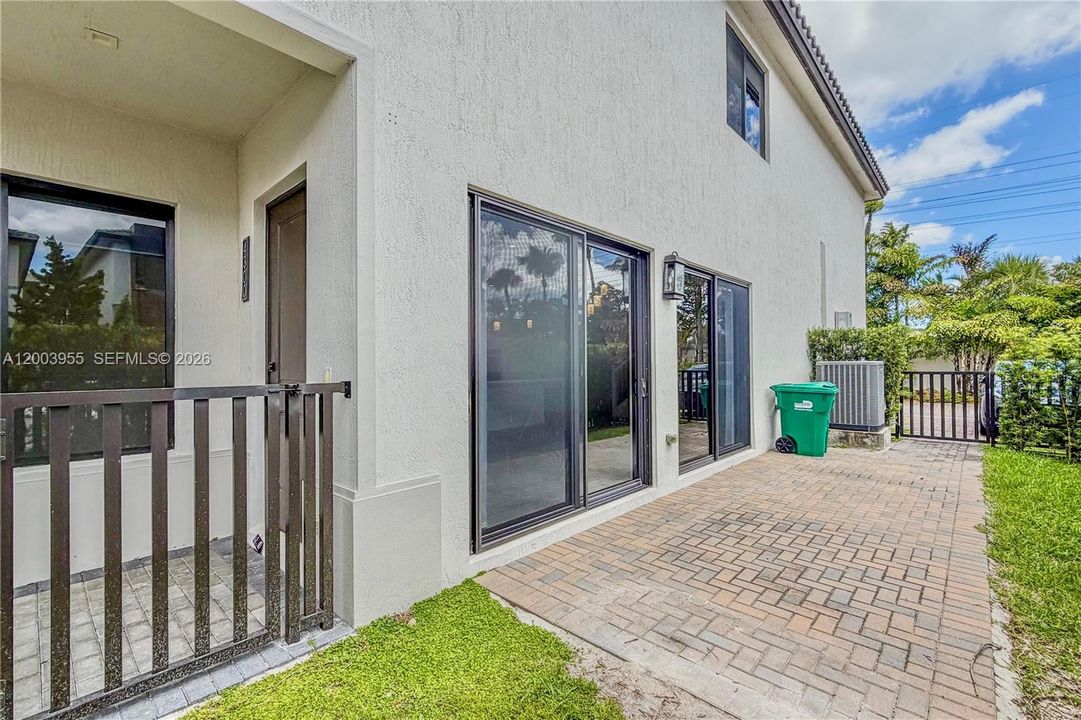 Fenced Patio