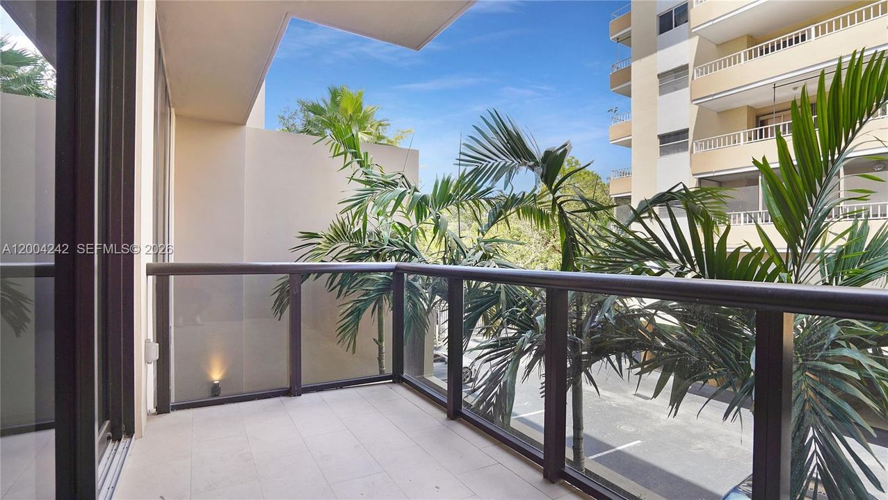 Master bedroom balcony