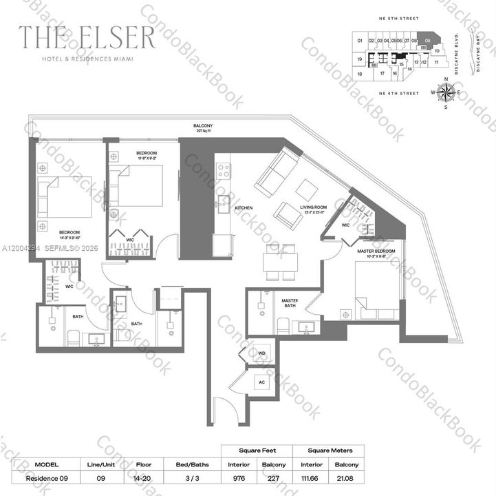 Activo con contrato: $1,099,000 (3 camas, 3 baños, 976 Pies cuadrados)