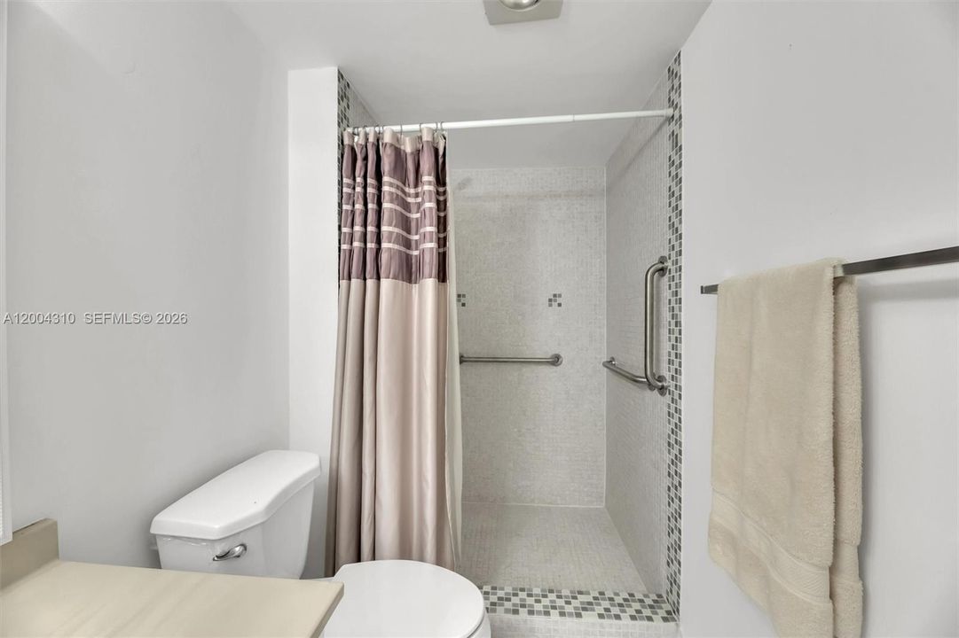 Bathroom #1 shower area