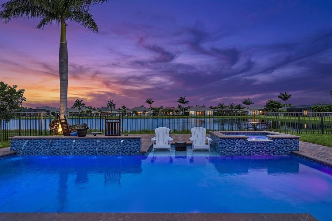 Evening Pool