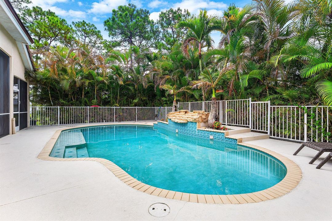 Pool area deck