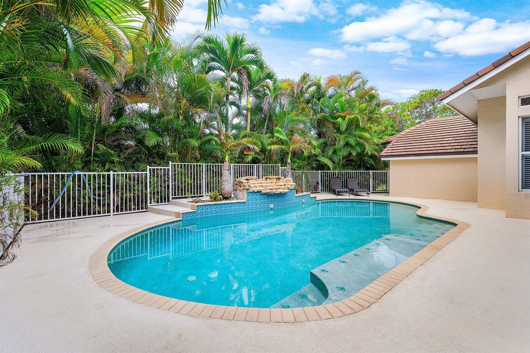 Pool area deck