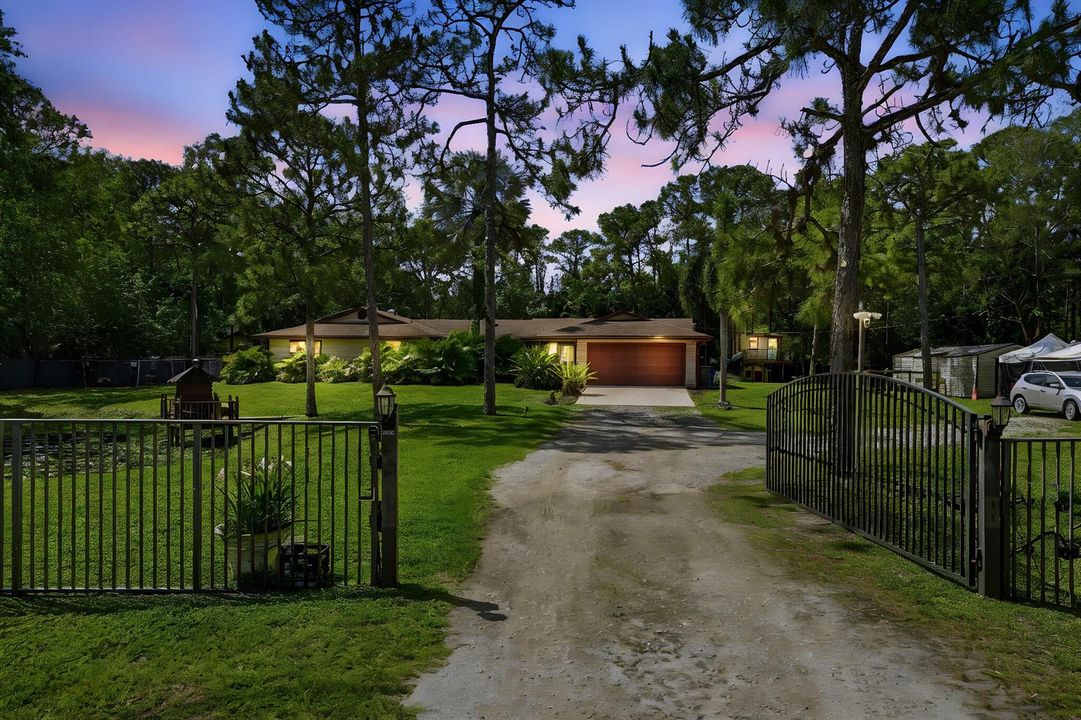 Front of house (twlight)