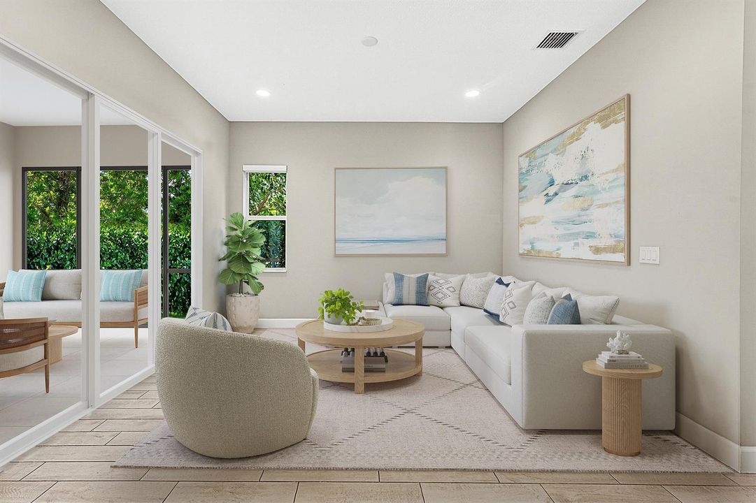 Living area Virtually Enhanced