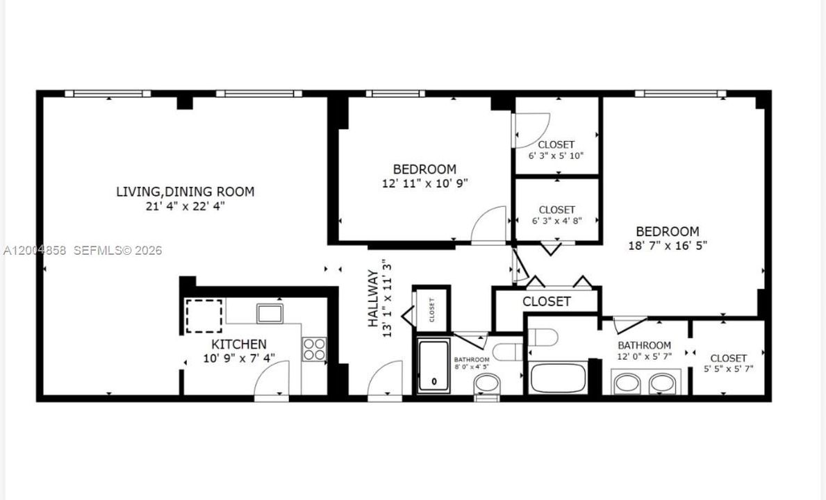 En Venta: $625,000 (2 camas, 2 baños, 1206 Pies cuadrados)