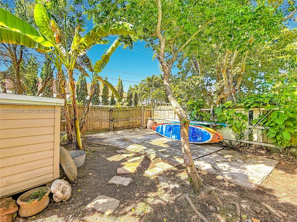 Boat or RV Parking with Gate to Alley