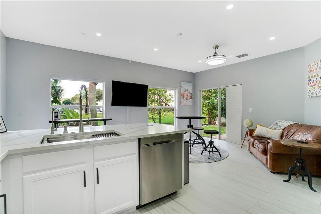 Open Kitchen/Den/Eat in Kitchen