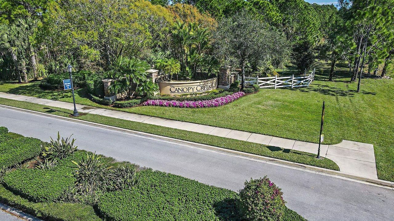 Canopy Creek Entrance Arial