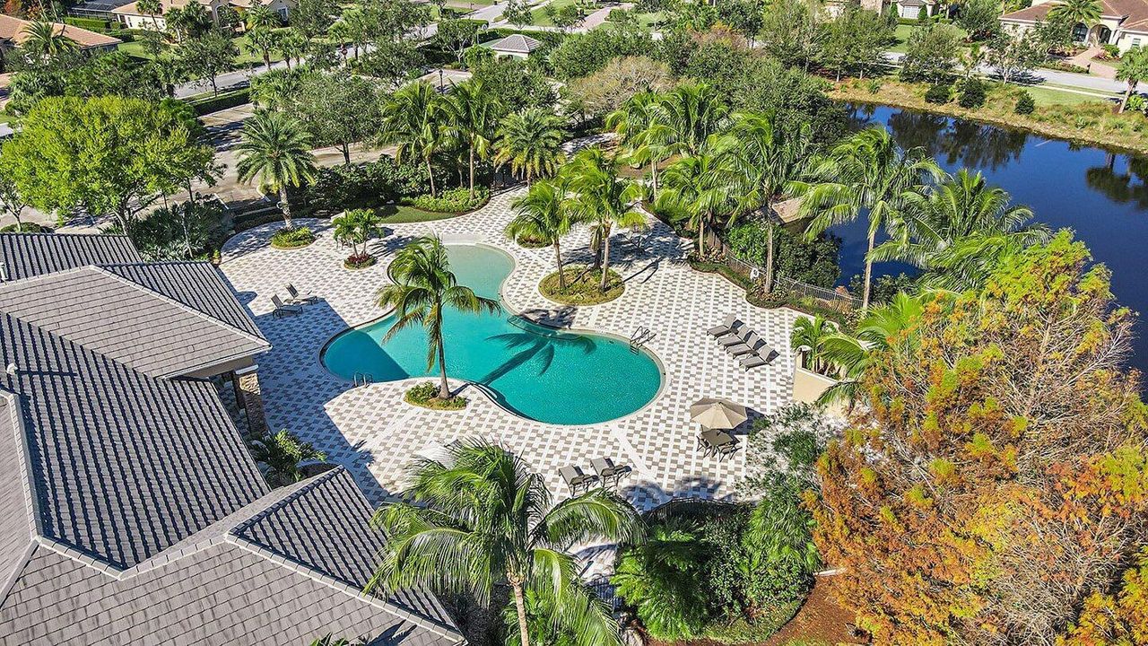 Canopy Creek Clubhouse Pool Arial