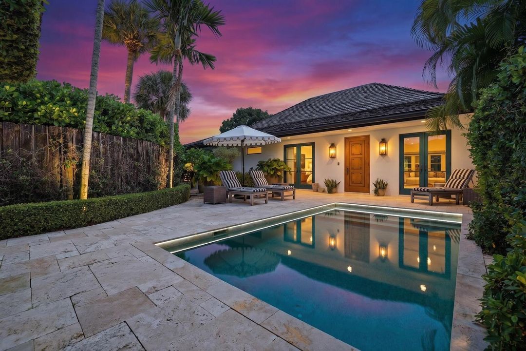 1_pool sunset