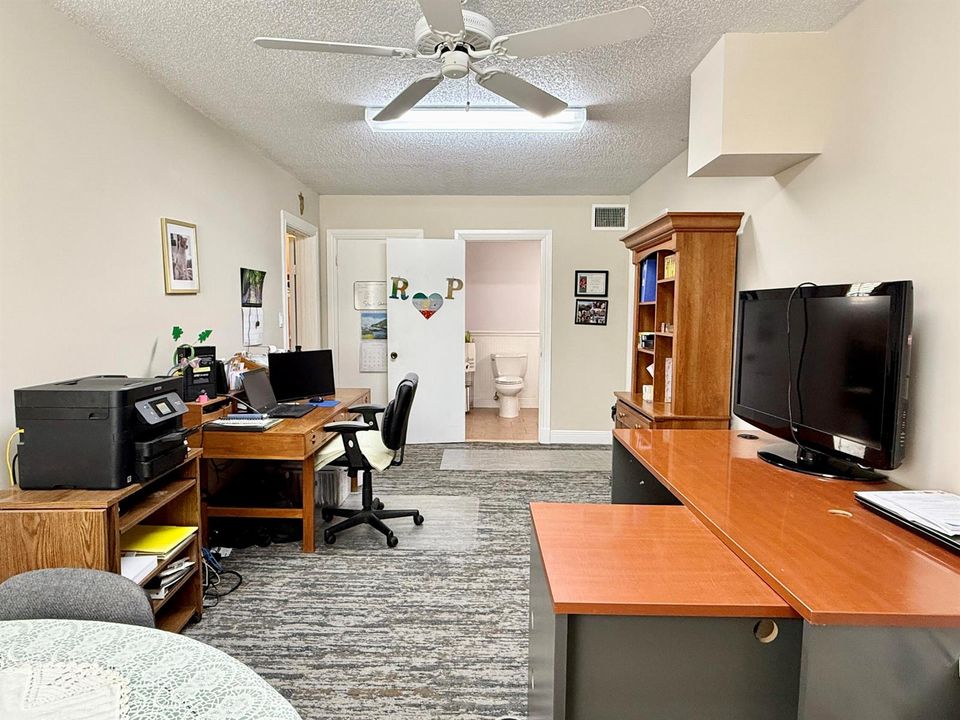 Office with 1/2 Bath