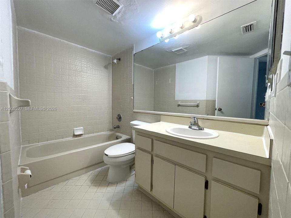 Hallway bathroom