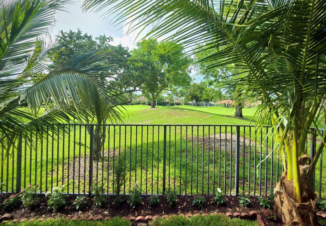 Golf View from Backyard