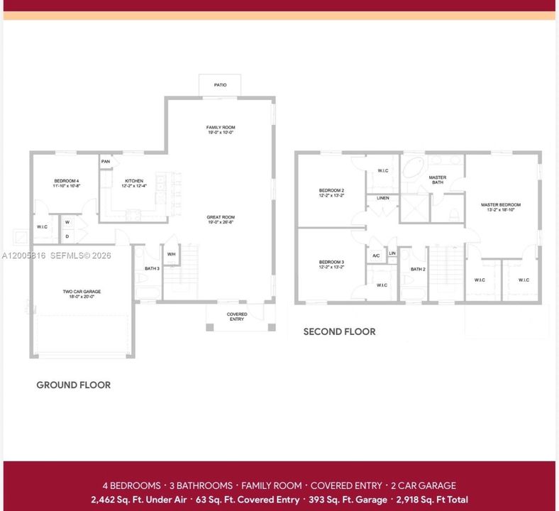 For Sale: $709,990 (4 beds, 3 baths, 0 Square Feet)