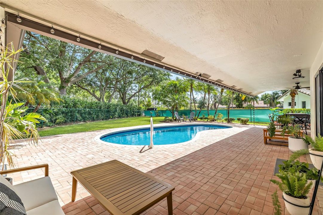 Covered patio