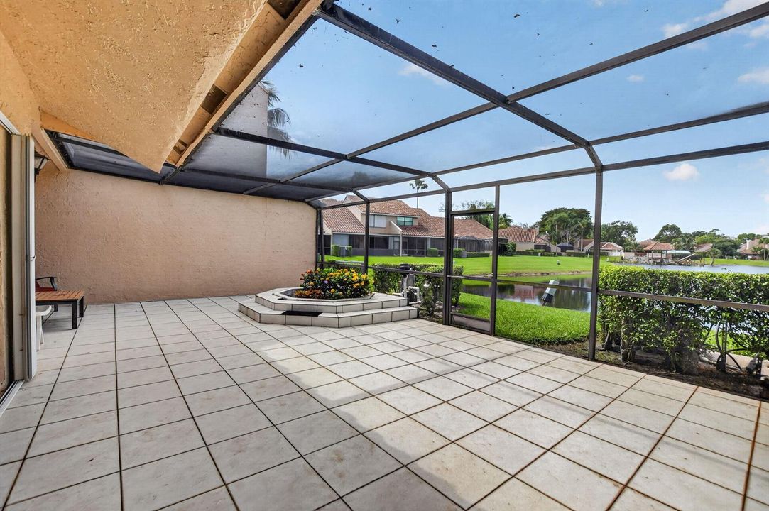 Screened patio