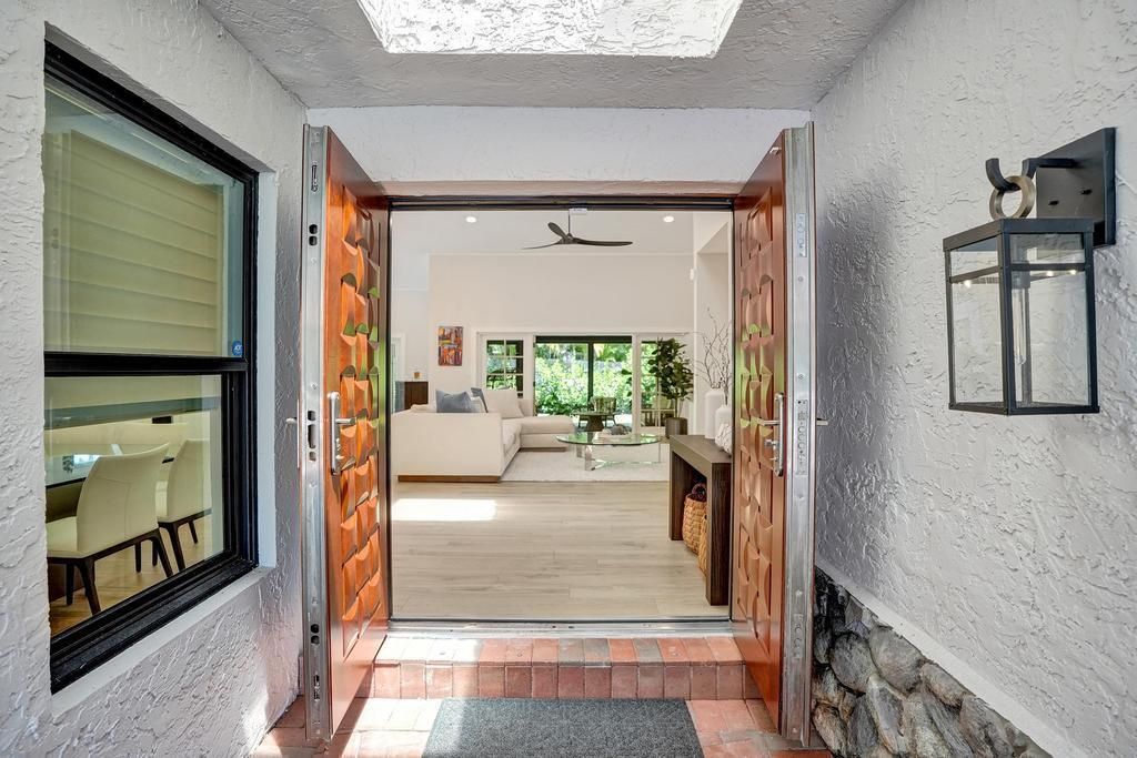 Double Wood Doors