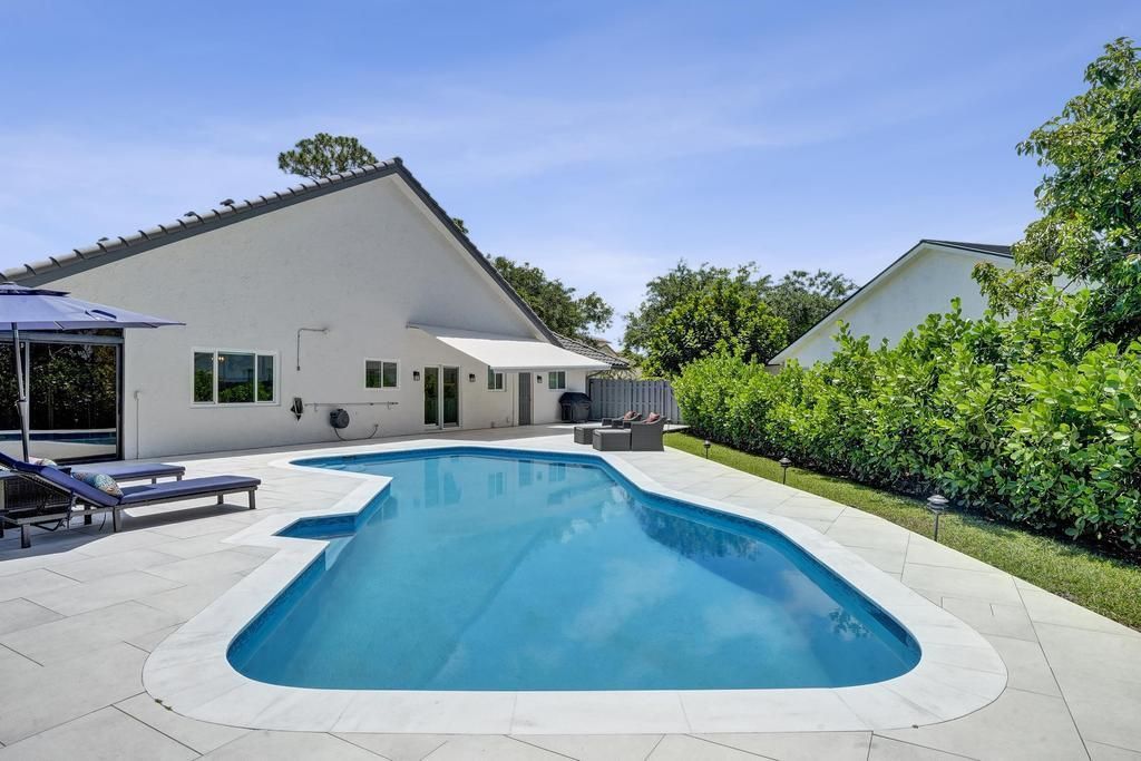 Backyard and pool