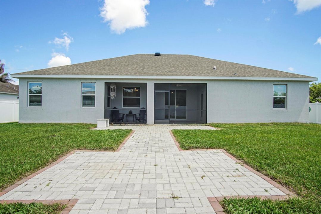 Posterior View & Exterior Patio